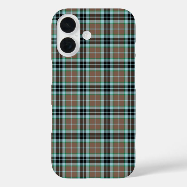 Clan Thompson Scottish Hunting Tartan Tan Plaid Case-Mate iPhone Case (Back)