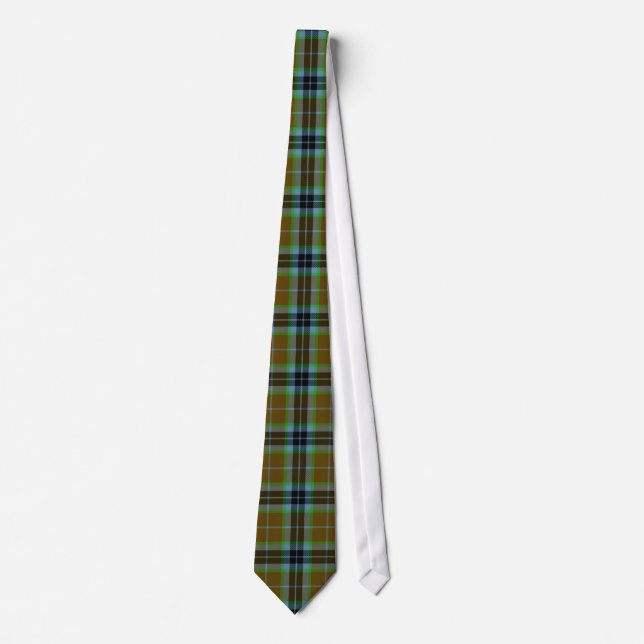 Clan Thomson Tartan Tie (Front)