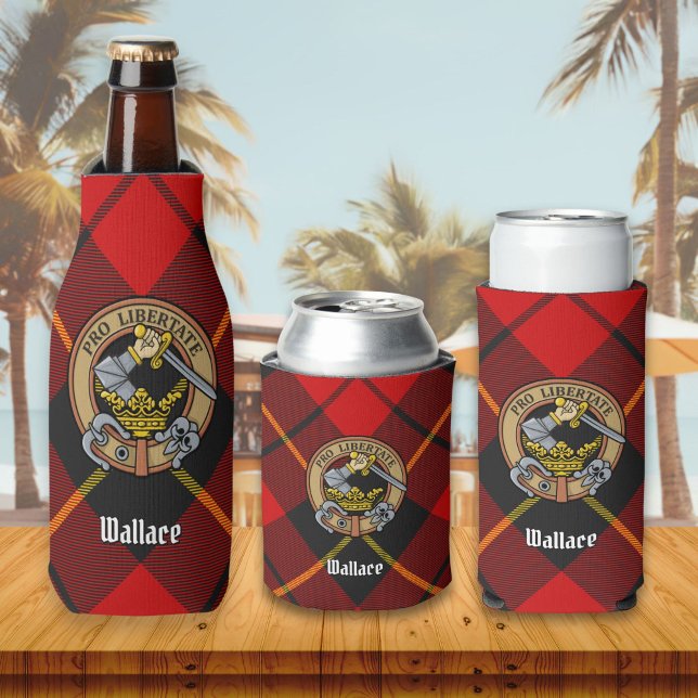 Clan Wallace Crest Bottle Cooler (Creator Uploaded)