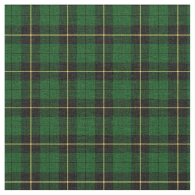 Clan Wallace Hunting Tartan Fabric (Close Up)