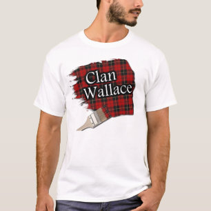 Clan Wallace Scottish Tartan Paint Shirt