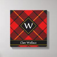 Clan Wallace Tartan Canvas Print