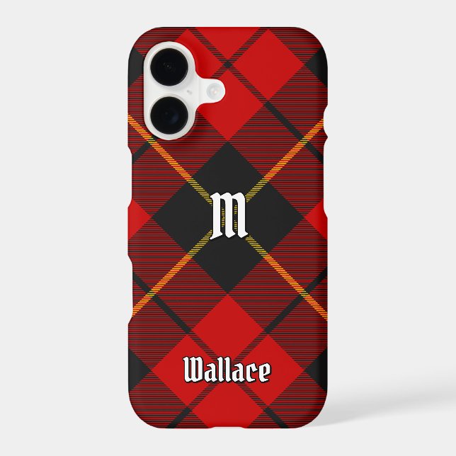 Clan Wallace Tartan Case-Mate iPhone Case (Back)