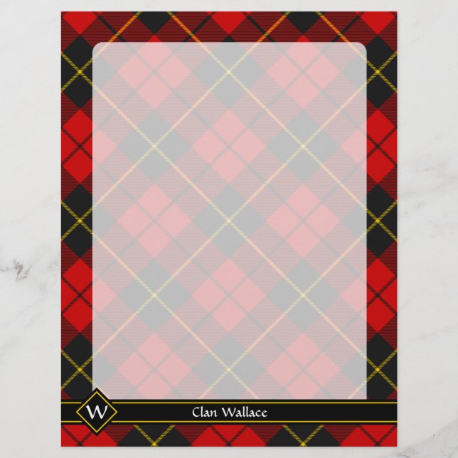 Clan Wallace Tartan Flyer (Front)