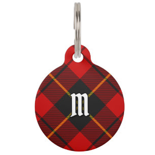 Clan Wallace Tartan Pet ID Tag