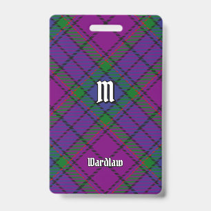 Clan Wardlaw Tartan ID Badge