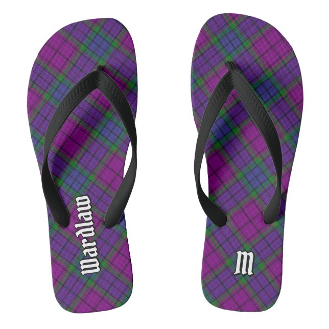 Clan Wardlaw Tartan Jandals (Footbed)