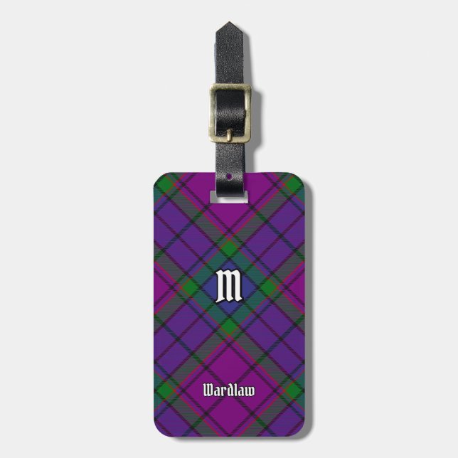 Clan Wardlaw Tartan Luggage Tag (Front Vertical)