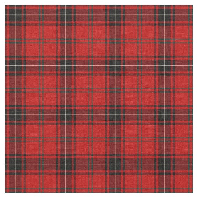 Clan Wemyss Tartan Fabric (Close Up)