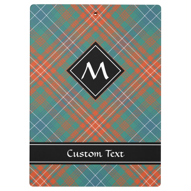 Clan Wilson Ancient Tartan Clipboard (Back)