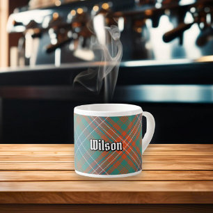 Clan Wilson Ancient Tartan Espresso Cup