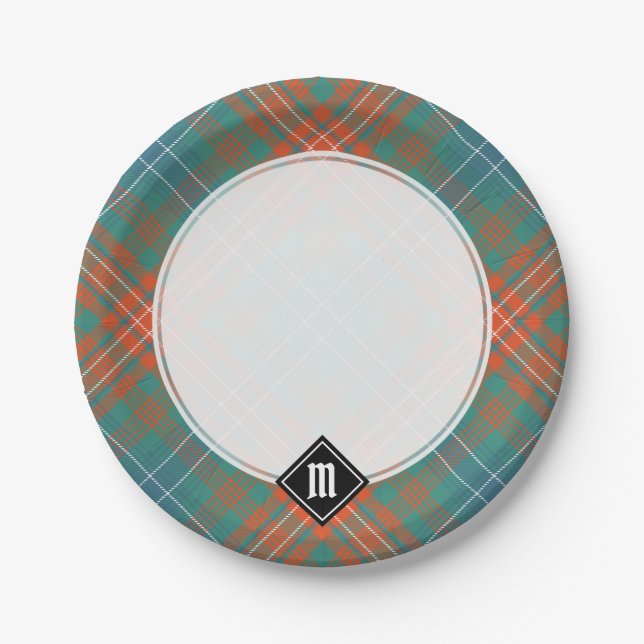 Clan Wilson Ancient Tartan Paper Plate (Front)
