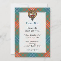 Clan Wilson Crest over Ancient Tartan