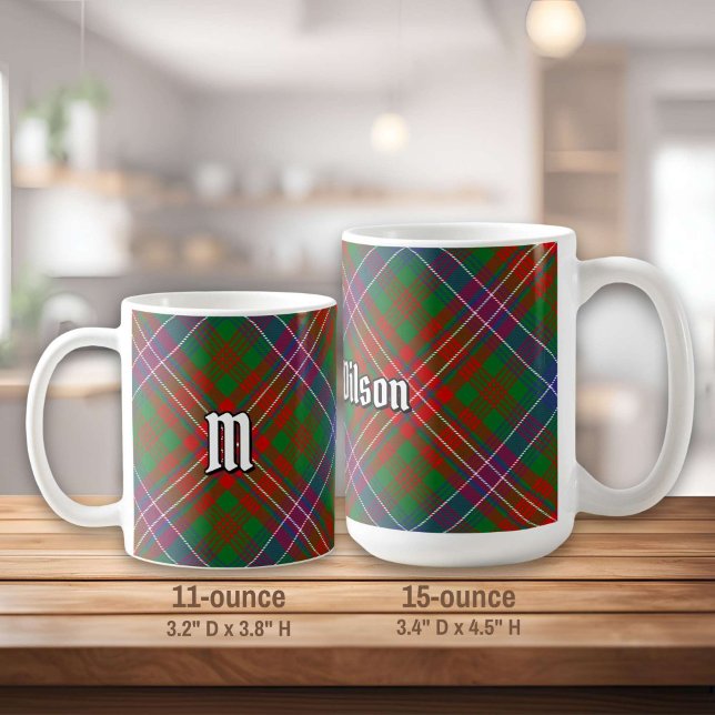 Clan Wilson Modern Tartan Coffee Mug (Creator Uploaded)