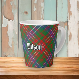 Clan Wilson Modern Tartan Latte Mug