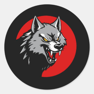 Clan Wolf Dragoons battletech clan Classic Round Sticker