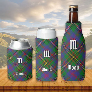 Clan Wood Tartan Can Cooler