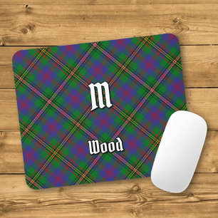 Clan Wood Tartan Mouse Pad
