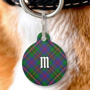 Clan Wood Tartan Pet Tag