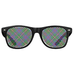 Clan Wood Tartan Retro Sunglasses