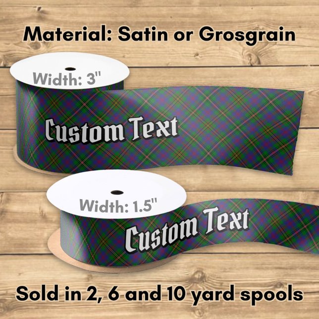 Clan Wood Tartan Satin Ribbon (Creator Uploaded)