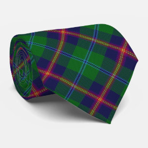 Clan Young Letter Y Monogram Tartan Tie