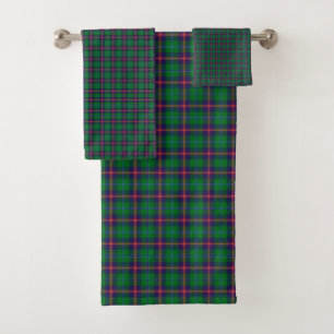 Clan Young Tartan Plaid  Bath Towel Set