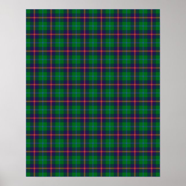 Clan Young Tartan Poster (Front)