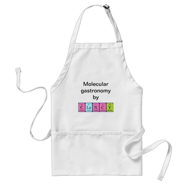 Clancy periodic table name apron (Front)