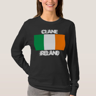 Clane, Ireland with Irish flag T-Shirt