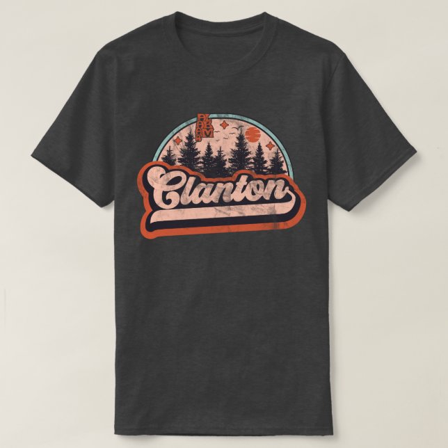 Clanton, Alabama T-Shirt (Design Front)