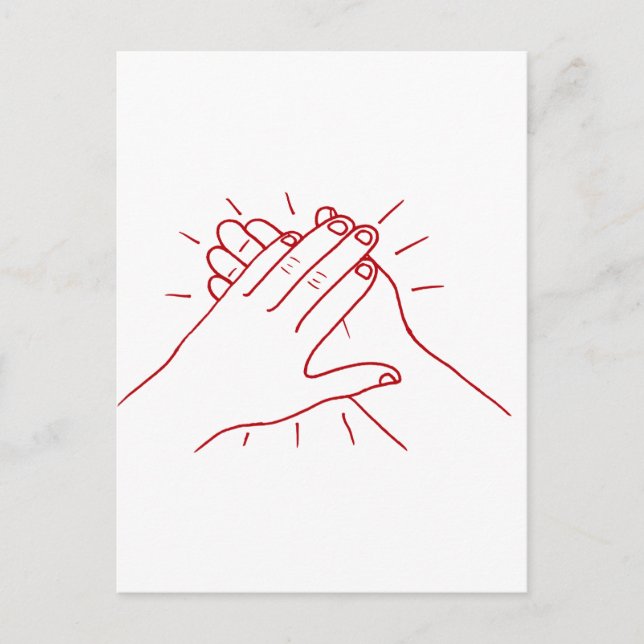 Clap Your Hands Postcard (Front)