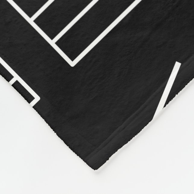 Clapboard medium fleece blanket (Corner)