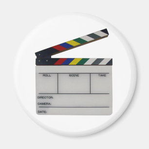 Clapboard movie filmmaker slate magnet