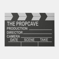 Clapper Board Mat, Movie Room