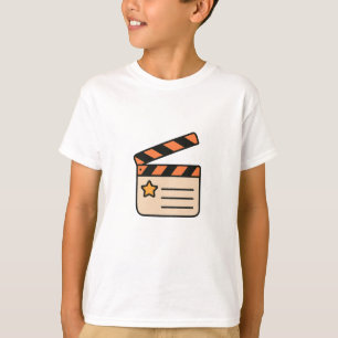Clapperboard Movie Lover Graphic Tee