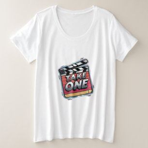 clapperboard plus size T-Shirt