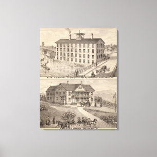 Clapp's curtain fixture manufactory canvas print