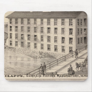 Clapp's curtain fixture manufactory mouse pad