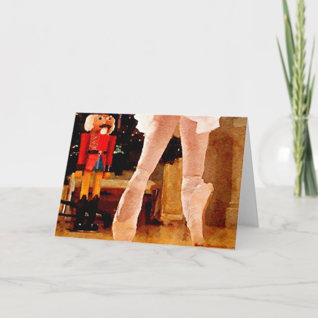 Clara and the Nutcracker Holiday Card (Front)