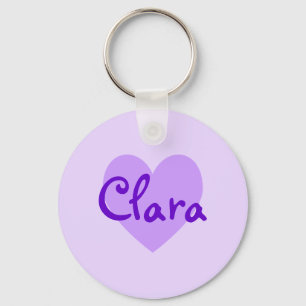 Clara in Purple Key Ring