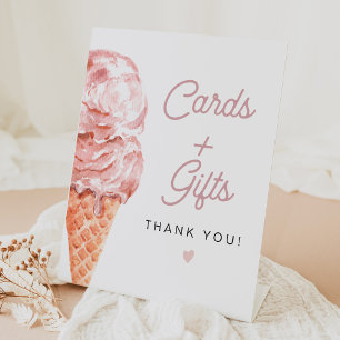 CLARA Retro Ice Cream Cards + Gifts Sign 