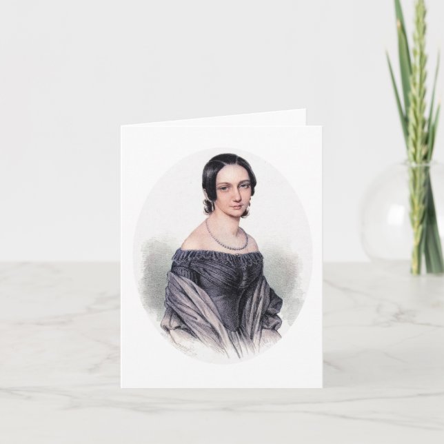 Clara Schumann - Pianist and Composer Card (Front)
