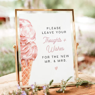 CLARA Wedding Thoughts and Wishes For Newlyweds Poster