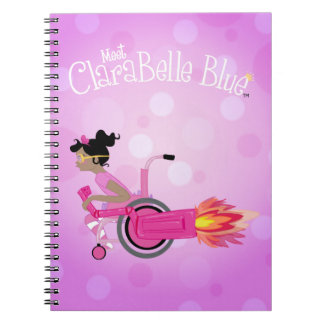 ClaraBelle Blue Spiral Notebook