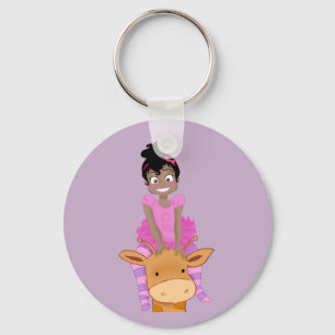 ClaraBelle & Ford Keychain (Lavender)