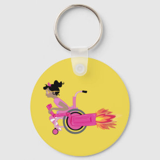ClaraBelle's Rocketchair keychain