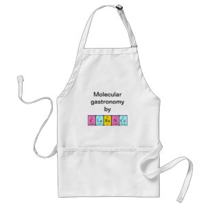 Clarance periodic table name apron