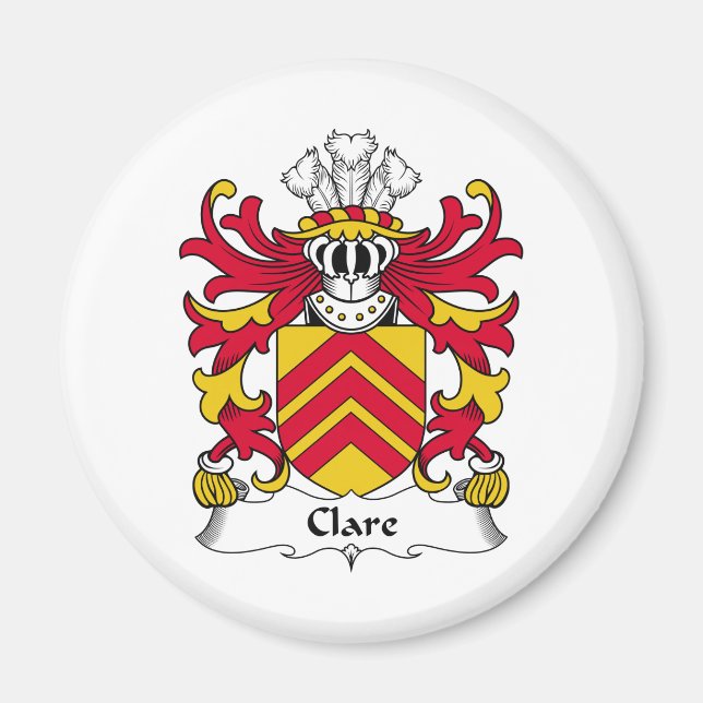 Clare Family Crest Magnet (Front)