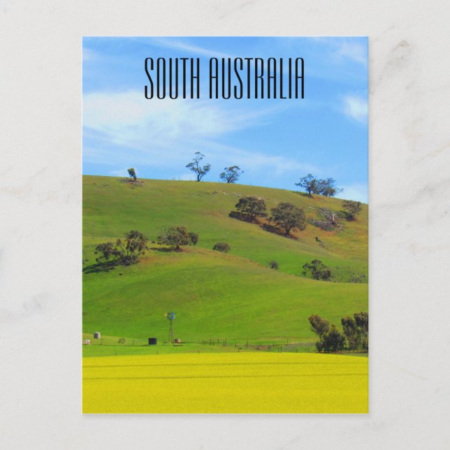 clare valley south australia postcard (Front)